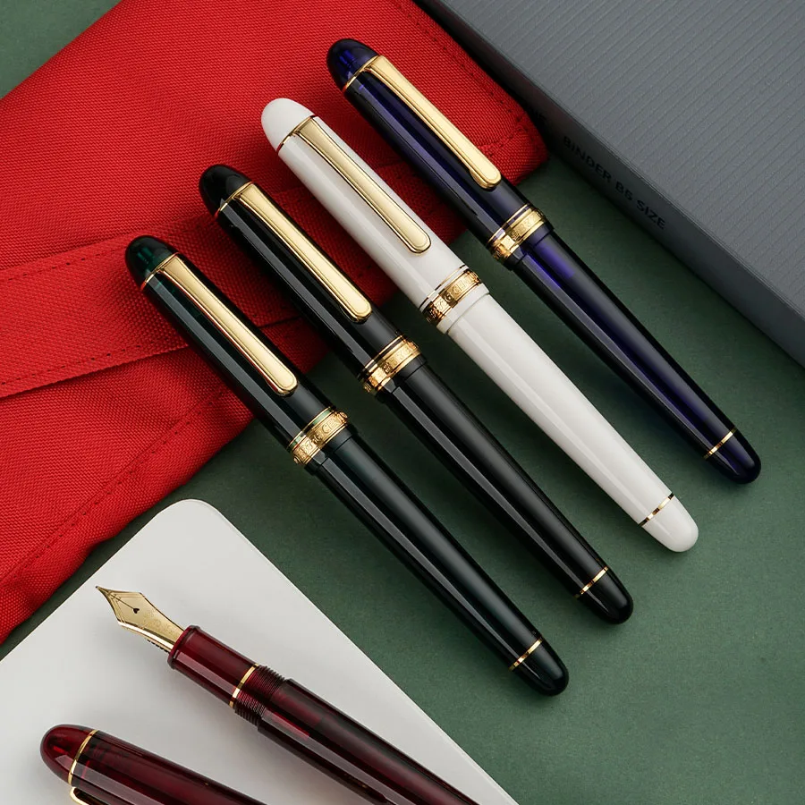 Gold 6138 - Stylo plume classique japonais Original Platinum
